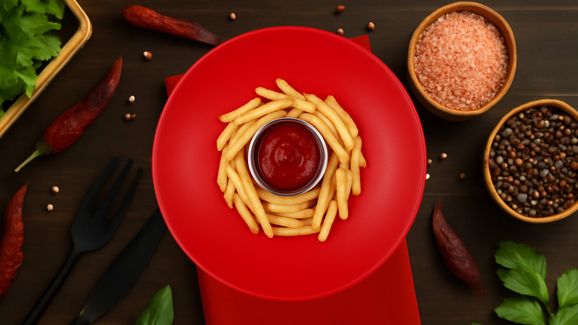 Заказать картофель фри с соусом