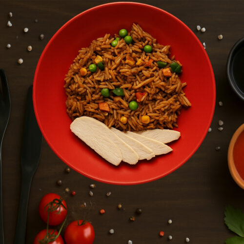 Китайський рис з куркою